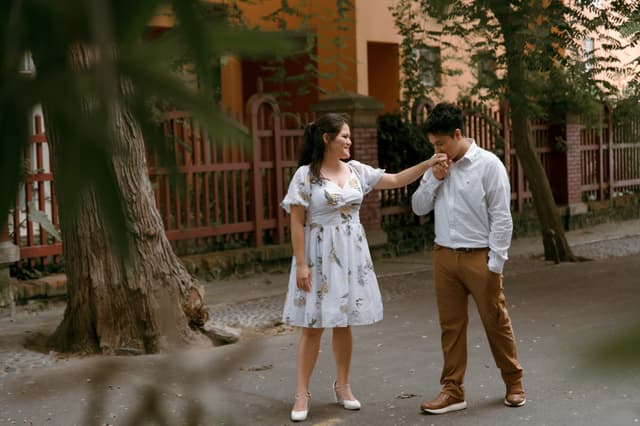 Foto de los novios
