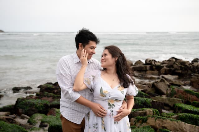 Retrato de los novios